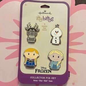 Hallmark itty bittys Frozen Enamel Pin Set
